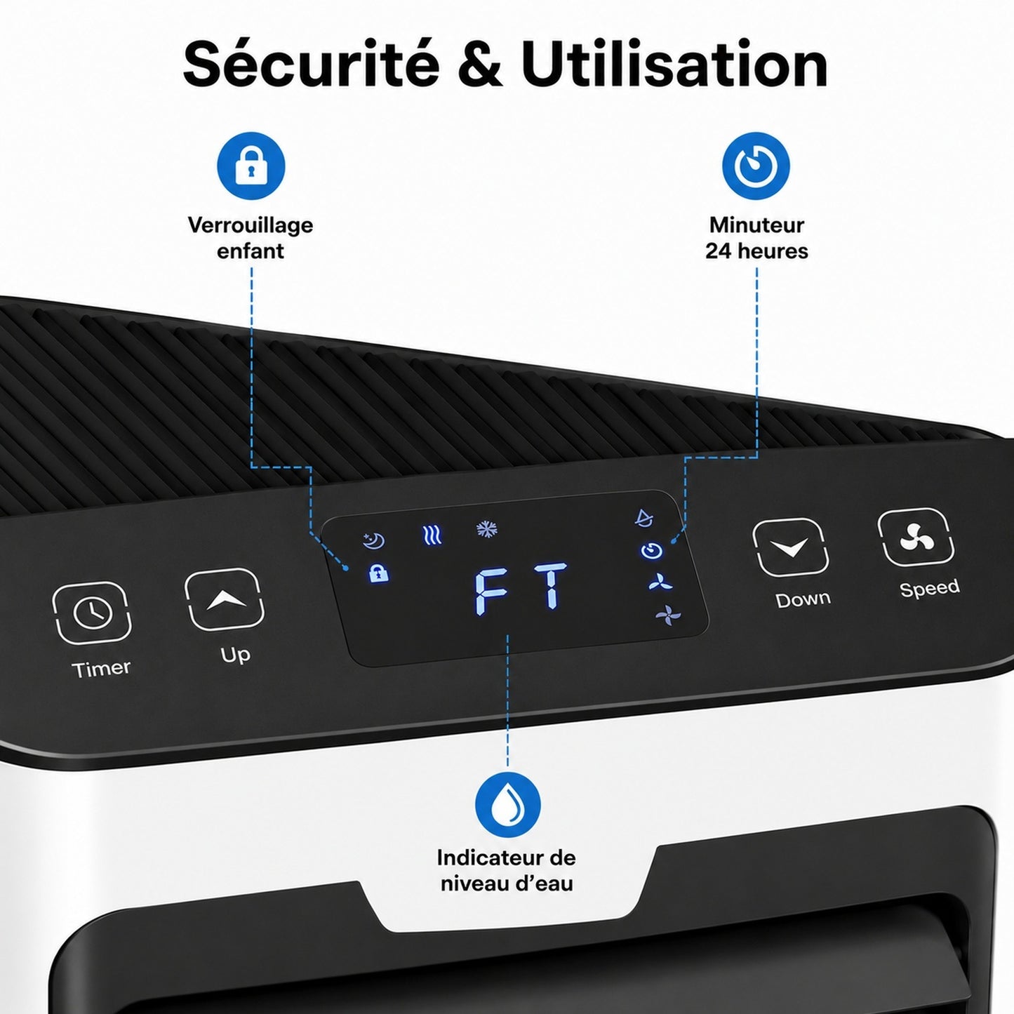 Climatiseur Portable 9 000 BTU