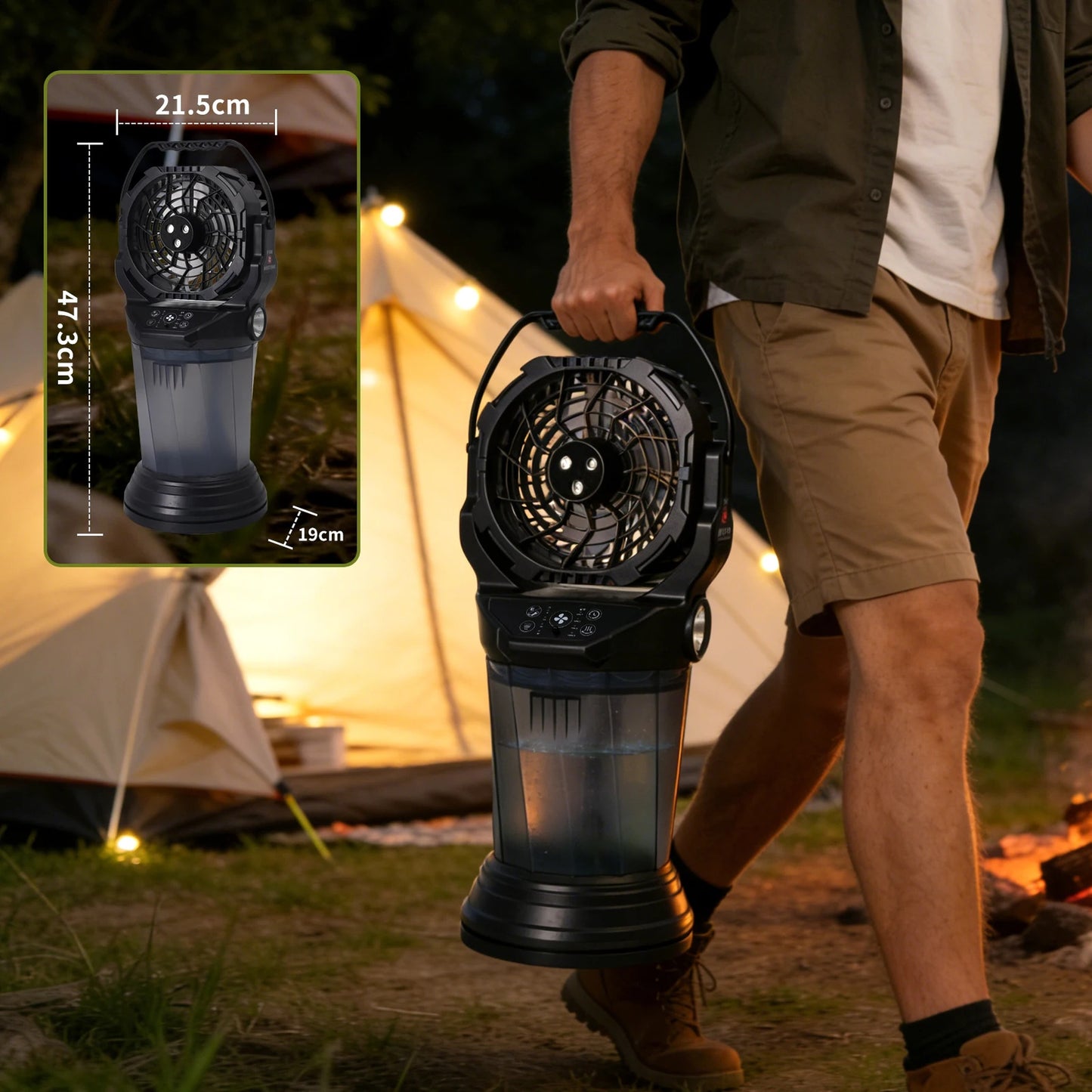 Brumisateur Lanterne LED 15000mAh