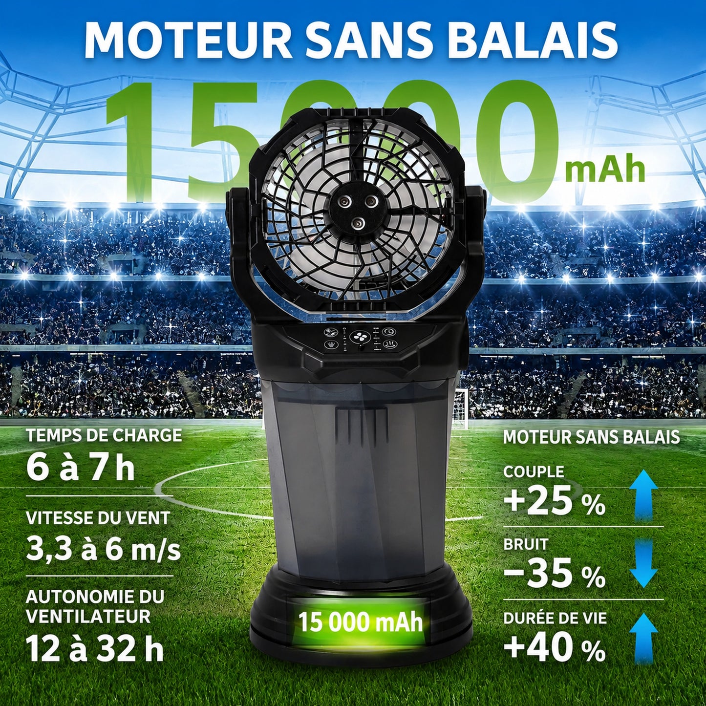 Brumisateur Lanterne LED 15000mAh